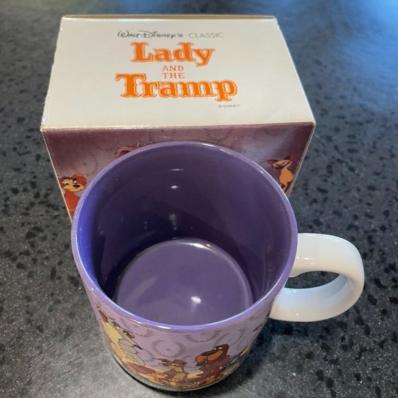 Disney Vintage NWT Lady & the Tramp Collectible Mug in Original Box RARE FIND - Picture 5 of 7